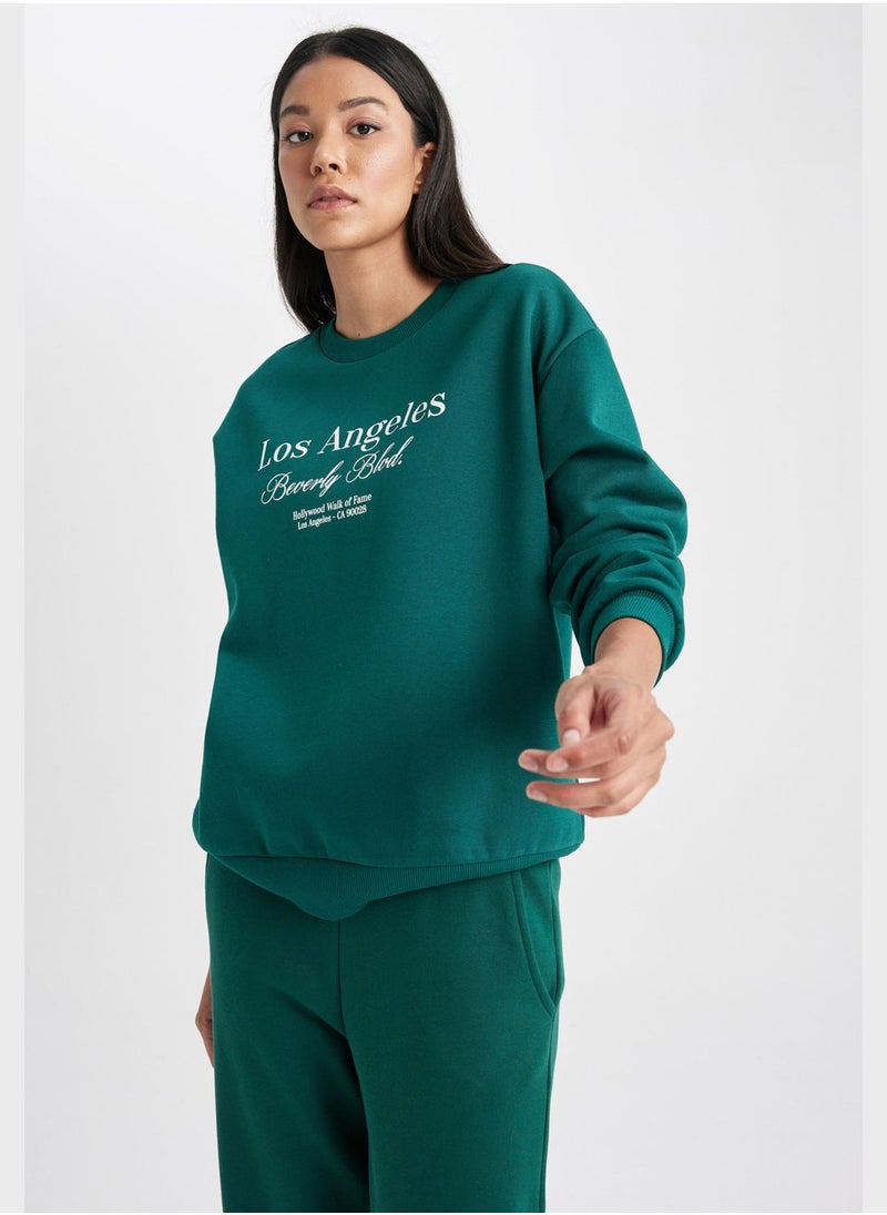 DeFacto Crew Neck Sweatshirt  - Image 3