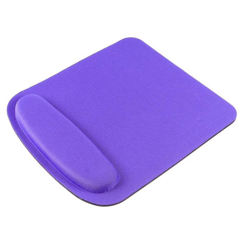 Ergonomic Gaming Mouse Pad With Wrist Support Memory Cotton Desk Mat For Laptop Office Use Purple - Image 2
