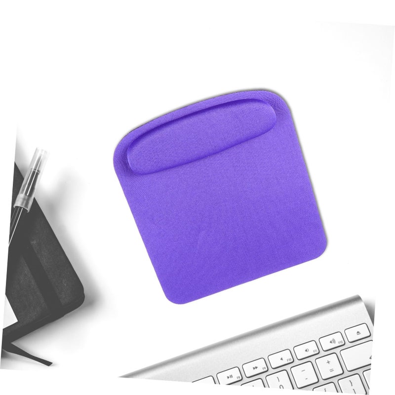 Ergonomic Gaming Mouse Pad With Wrist Support Memory Cotton Desk Mat For Laptop Office Use Purple - Image 3