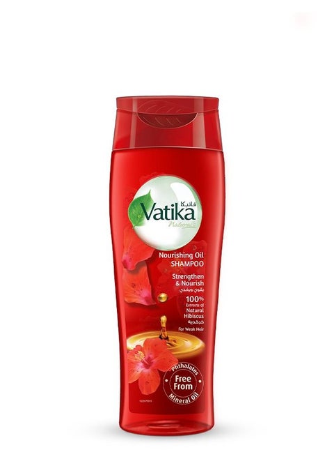 Vatika Naturals Nourishing Oil Shampoo | Natural & Herbal | Enriched with Hibiscus | Revitalizes & Protects - 425 ml