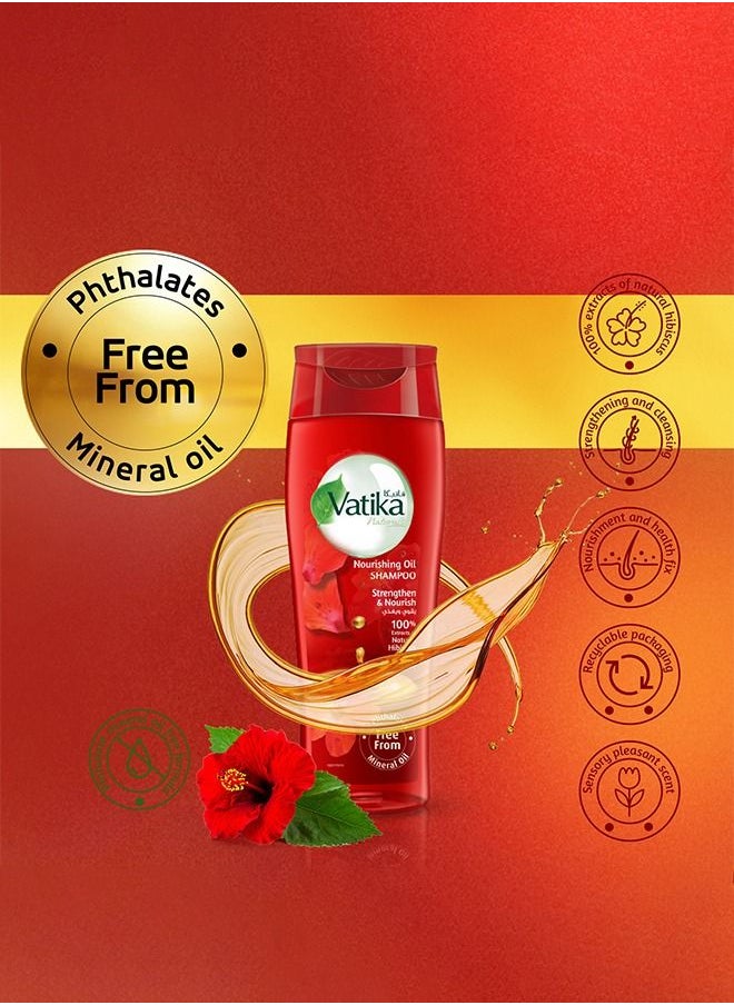 Vatika Naturals - Vatika Naturals Nourishing Oil Shampoo | Natural & Herbal | Enriched with Hibiscus | Revitalizes & Protects - 425 ml - Image 1