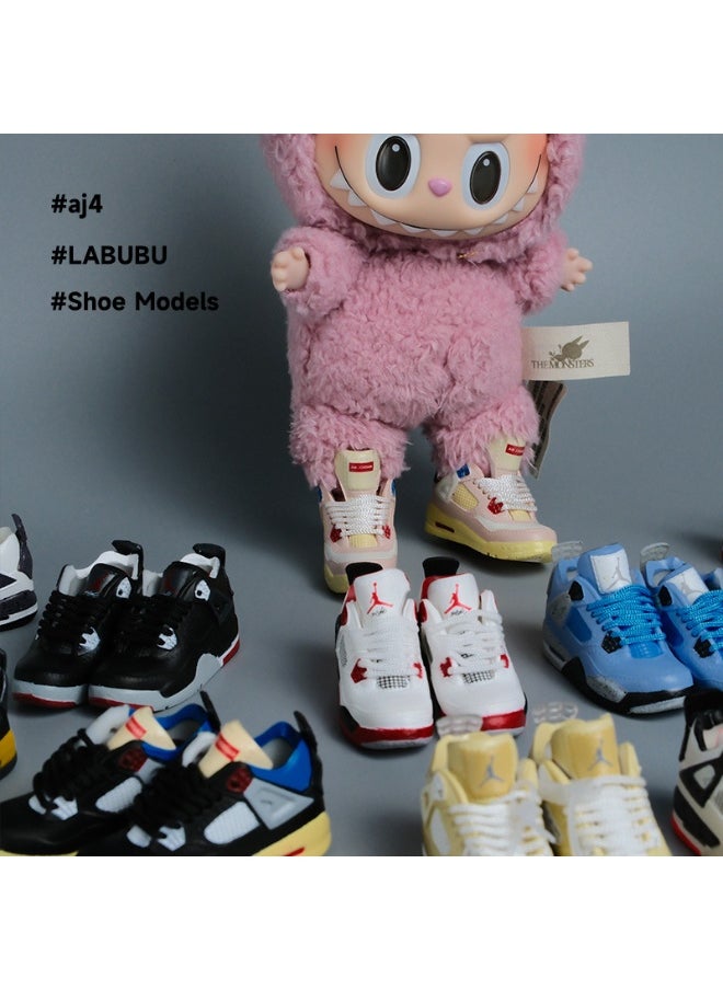 ماركة غير محددة - لاجوبة Labubu دمى ملابس AJ صندوق مفاجآت نموذج حذاء - Image 1