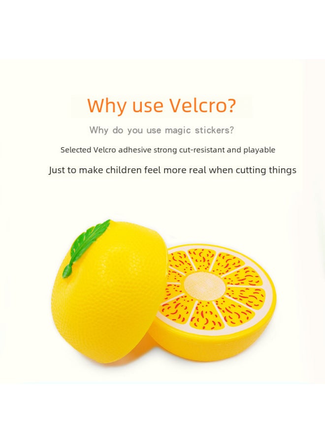 Fruit Cutting Toys Cut Fruit Cut Vegetable Cake Children's Kitchen Set Manufacturers Wholesale-Color:16-piece Set (14 Can Be Cut) - Image 4