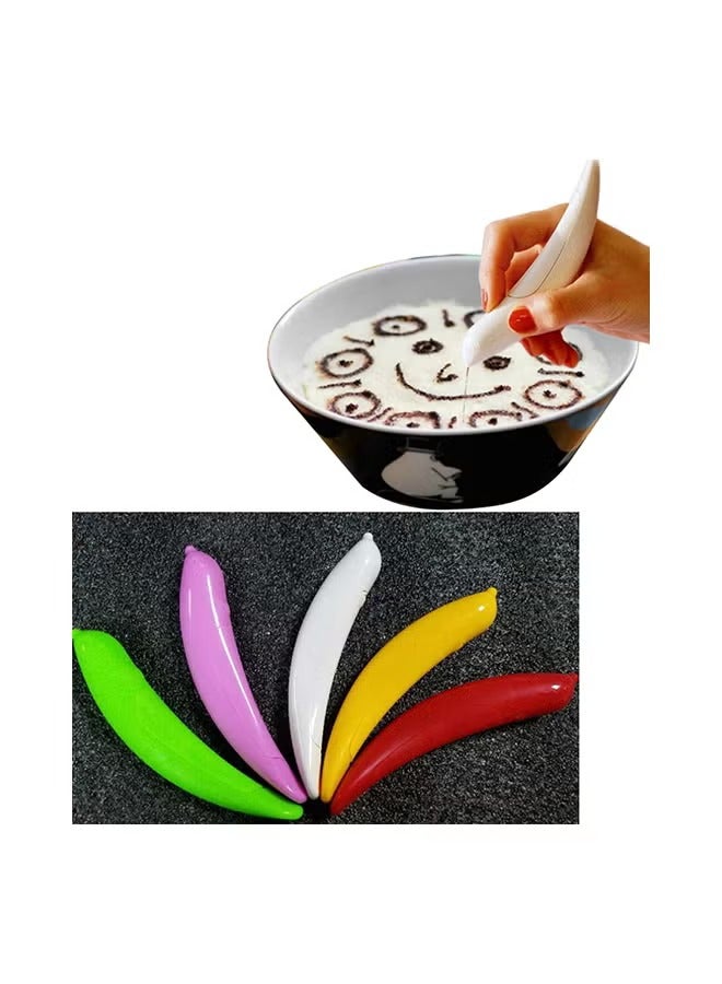 Coffee Art Pen, Electric Coffee Spice Pen Cake Decorating Pen Carving Tool for Coffee Grounds,Cocoa Powder,Ground Sugar  - Image 4