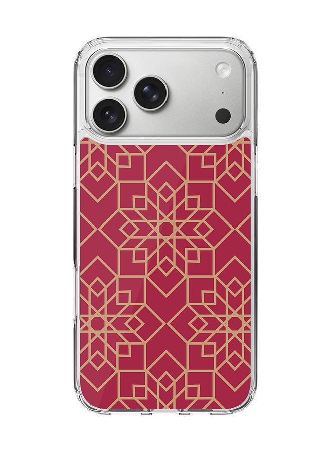 Stylizedd Classic Clear MagSafe Case for iPhone 17 Pro Max , Hybrid Soft Case Flexible Edges Anti Drop TPU PC Gel Thin Transparent Cover [ Designed for iPhone 17 Pro Max ] - Ottoman Art Full Print
