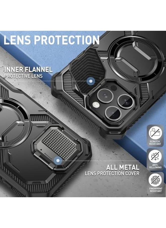 I-blason - Armorbox For Iphone 16 Pro Max Case With Camera Control Capture Button Camera Cover Stand Fit For Magsafe Military Protection Full Body Phone Case With Built In Screen Protector Black - Image 1