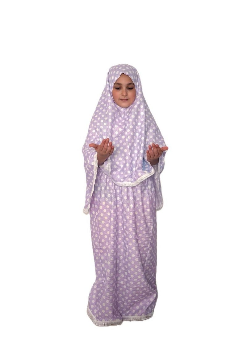 AL BENT AL SHARQIEH Girls Praying robe set dress - Image 1