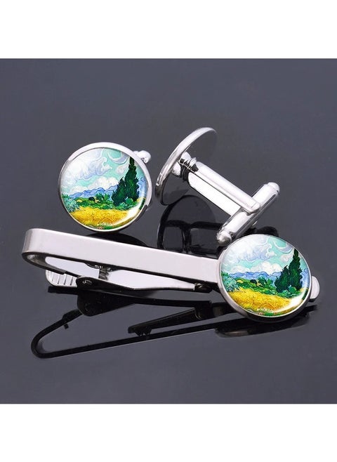" A men's set consisting of a buckle and a cuff, made of high-quality material - imported"