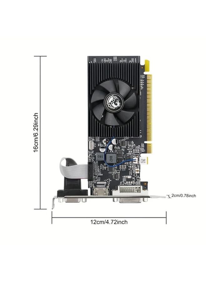 SOYO GT610 2GD3 XDS 2GB DDR3 Graphics Card PCIe 3 0 x16 Single Fan DVI DisplayPort - Image 4