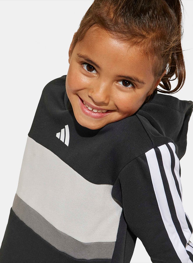 Adidas Seasonal Essentials Tiberio 3-Stripes Fleece Leggings Set Kids - Image 5
