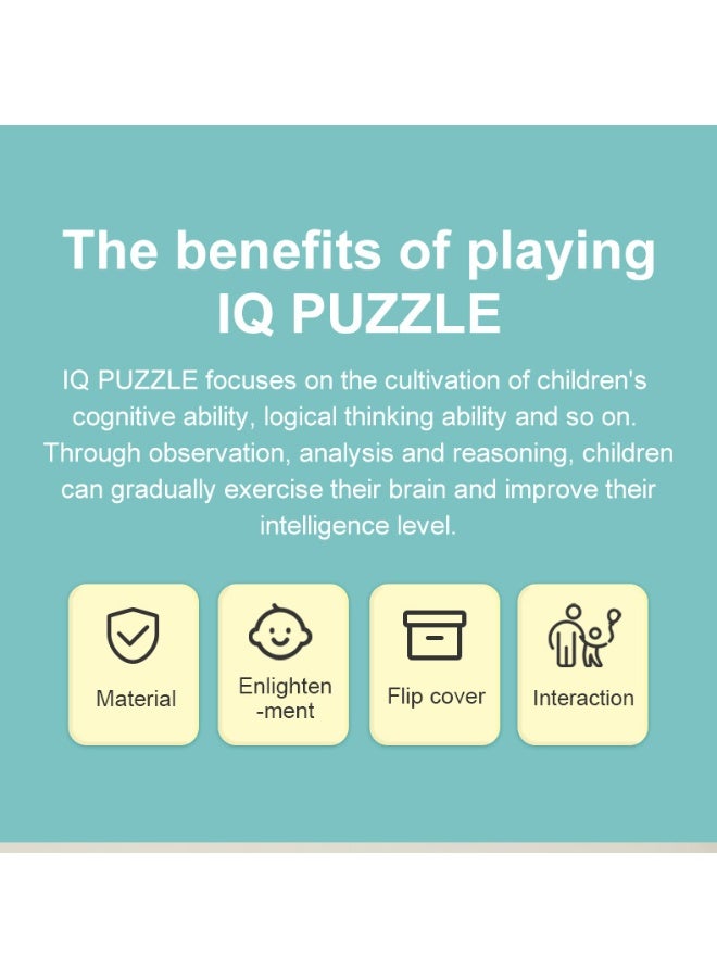 KSYN KO-KO Kids Educational Board Game - IQ Wisdom Challenge | Classic Thinking Training Toy | Jumbo Family Tabletop Game | Parent-Child Interaction Battle - Image 3