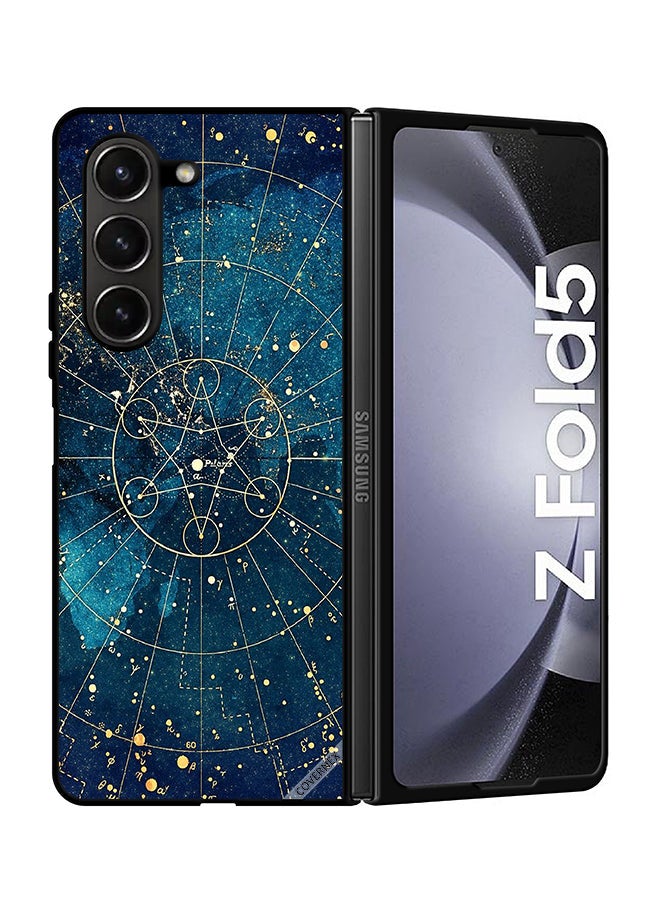 Covernex Protective Case Cover For Samsung Galaxy Z Fold 5 Pattern Of Math Formulas - Image 1