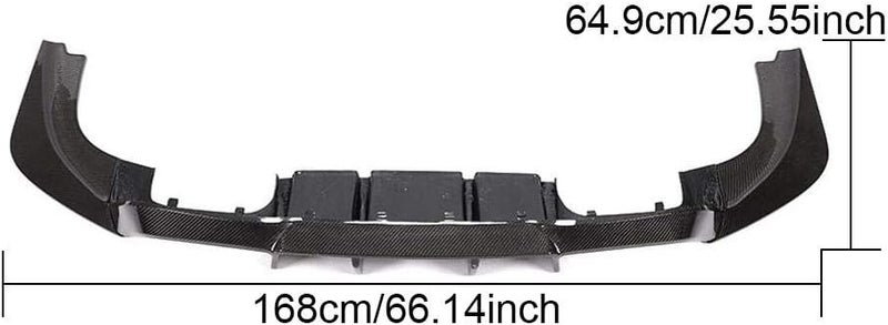 DEMULAX Carbon Fiber Rear Diffuser Lip for BMW 2 Series F87 M2 M2C - Image 2