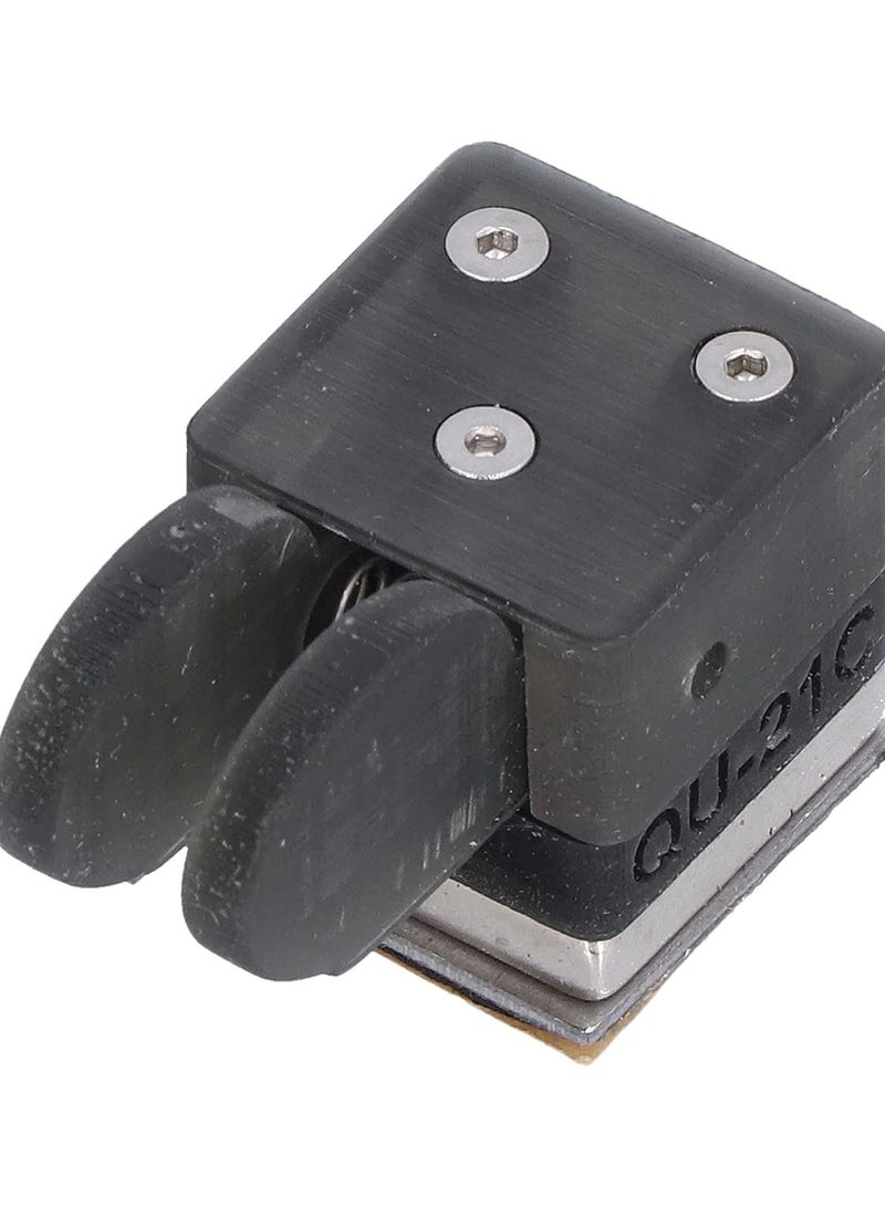 GGOOT Electric CW Key, Durable Mini Black Dual Paddle Morse Code Keys ABS for Shortwave Radio  - Image 1