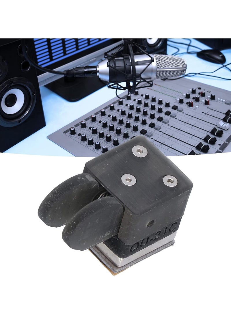 GGOOT Electric CW Key, Durable Mini Black Dual Paddle Morse Code Keys ABS for Shortwave Radio  - Image 5