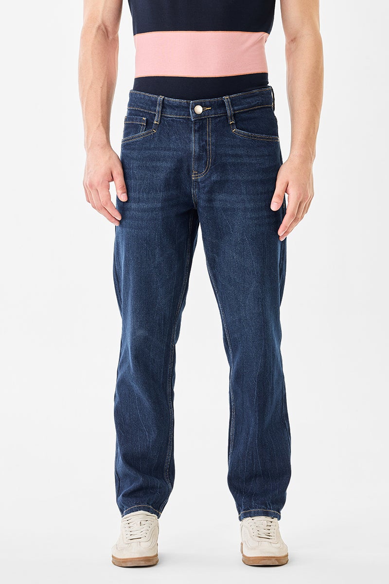 SNITCH Relaxed Fit Washed Jeans - Image 3