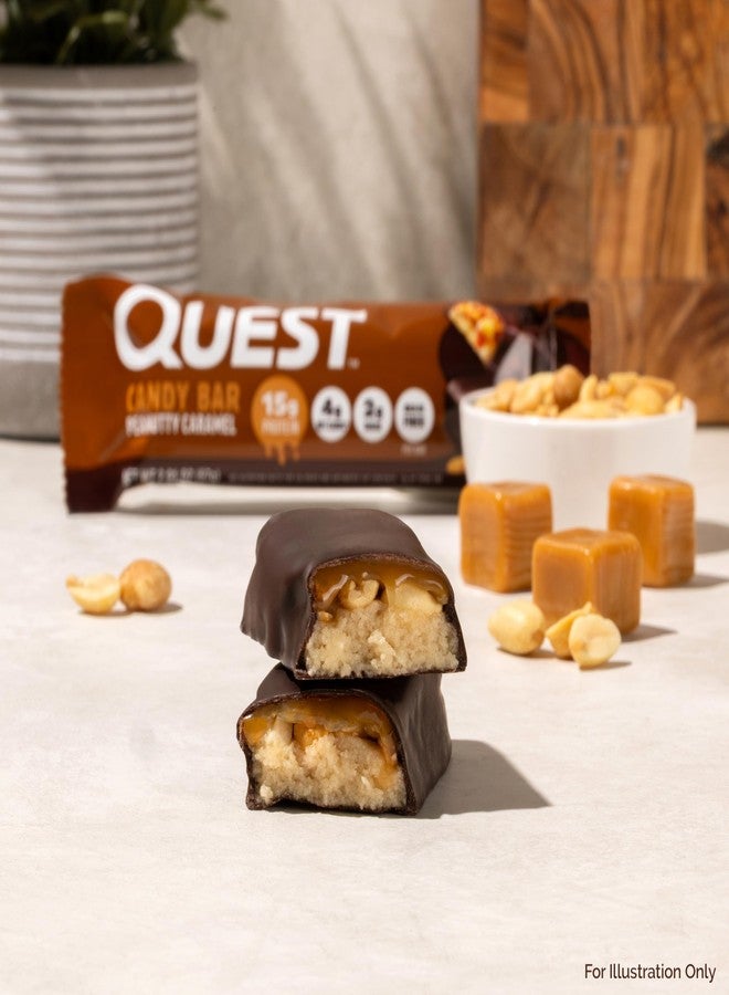 Quest Nutrition Protein Bar, Peanutty Caramel Flavor, 15g Protein, 2g Sugar, Low Sugar, Gluten Free, 12 Count - Image 5