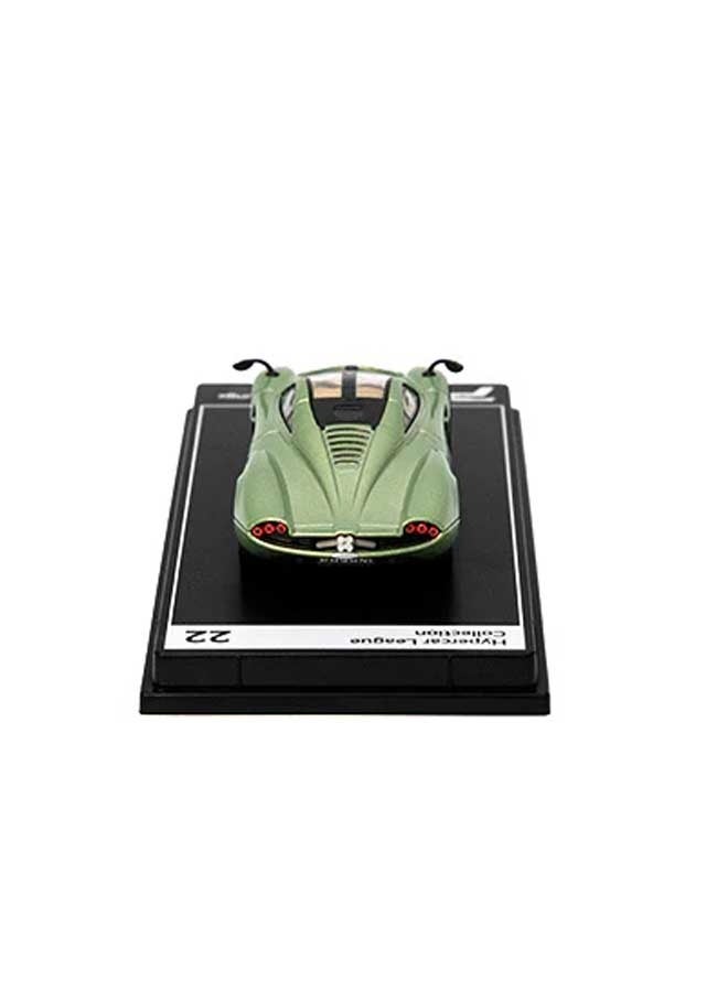 PosterCars - 1:64 Scale Pagani Huayra Codalunga (Verde Venezia) Hypercar League Collection Diecast Models - Image 3