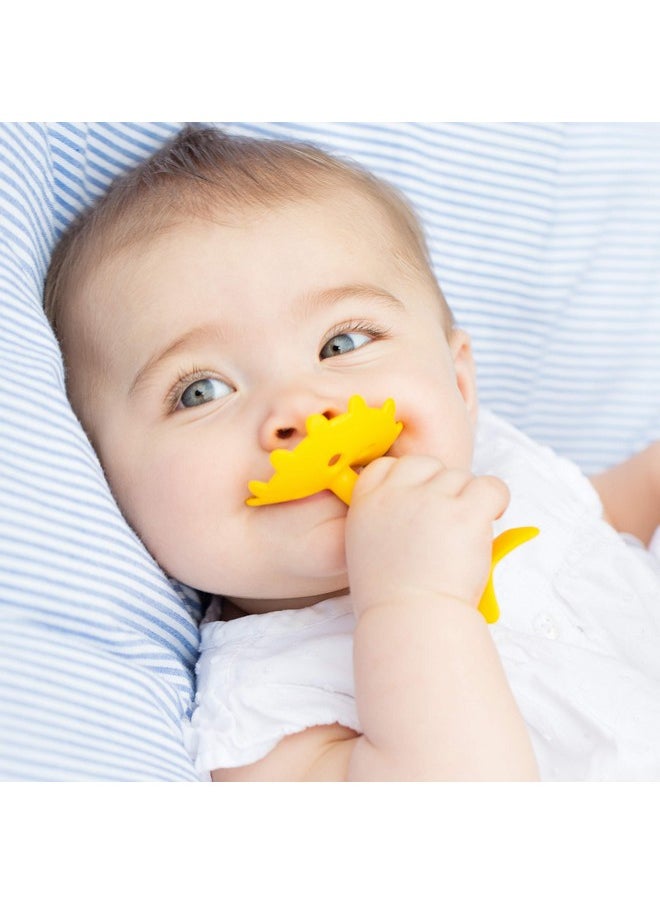 Innobaby Original Teethin Smart Ez Grip Star Teether And Sensory Toy For Babies And Toddlers. Bpa Free Teether Yellow  - Image 4