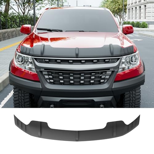 powoq Hood Deflector Compatible with 20152022 Chevy Colorado Hood Protector TPE Shield Replacement for 2015 2016 2017 2018 2019 2020 2021 2022 Chevy Colorado Accessories - Image 1