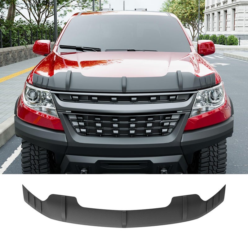 powoq Hood Deflector Compatible with 20152022 Chevy Colorado Hood Protector TPE Shield Replacement for 2015 2016 2017 2018 2019 2020 2021 2022 Chevy Colorado Accessories - Image 2