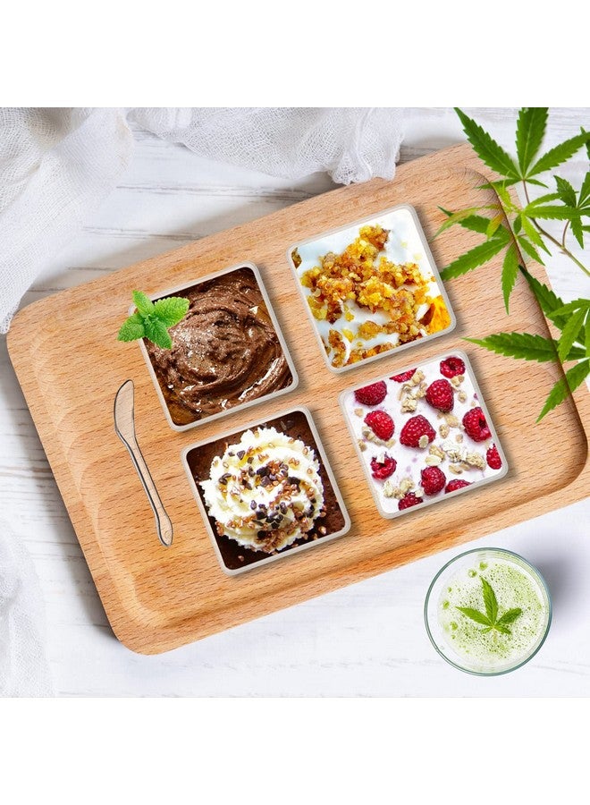 Monrocco 100 Pack 5 oz Dessert Cups with Lids and Spoons, Tall Appetizer Cups Clear Plastic Parfait Cups, Dessert Shot Glasses for Baby Shower Party, Wedding, Birthday Party - Image 4