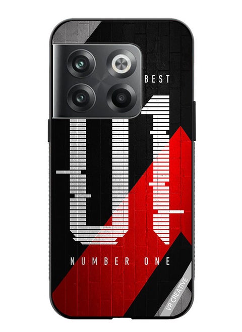 Protective Case Cover For OnePlus Ace Pro Number One Design Multicolour