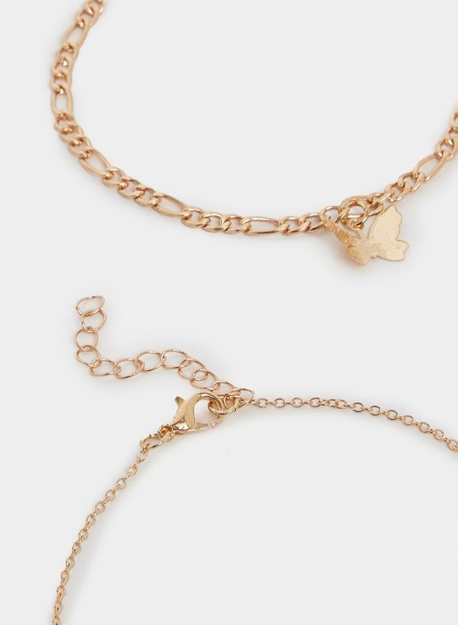 Styli Set of 4 - Assorted Chain Anklets  - Image 3