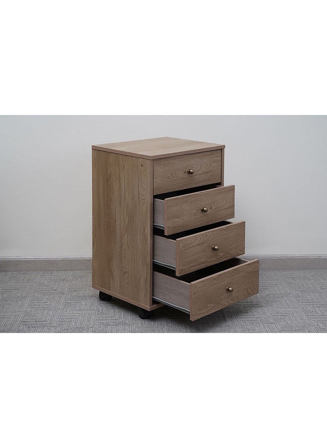 PAN emirates - Lexter 4 Drawer File Cabinet With Wheels - Image 1