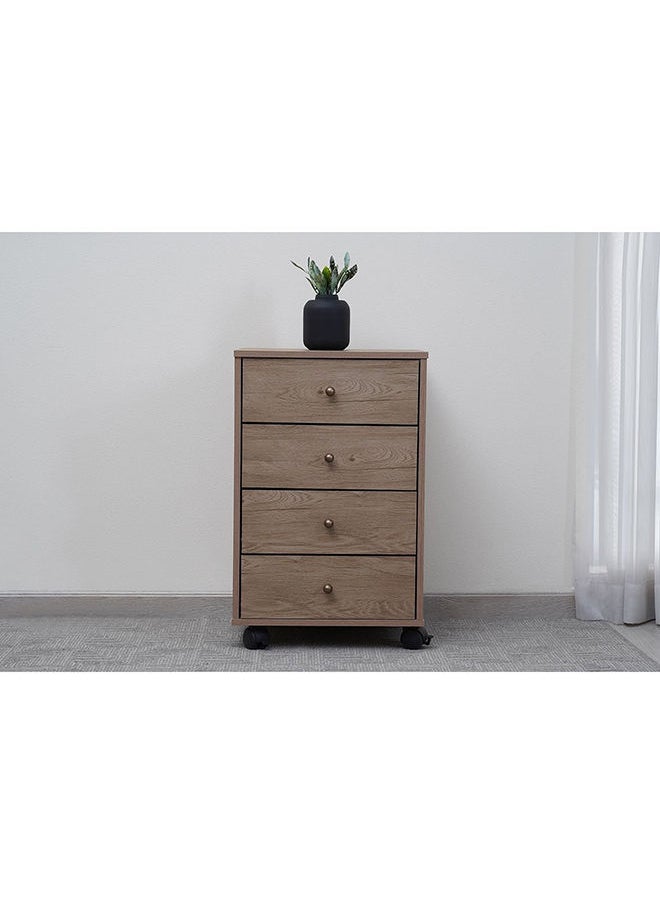 PAN emirates - Lexter 4 Drawer File Cabinet With Wheels - Image 1