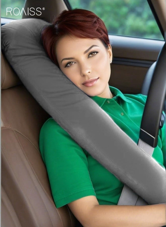 roaiss Comfortable and Convenient Long-Distance Travel Pillow for Men and Women Sleeping Tool Sleep on Your Side When Taking a Car, Plane or High-Speed Train Neck Pillow, Body Pillow, Nap Pillow, Inflatable Pillow - Image 2