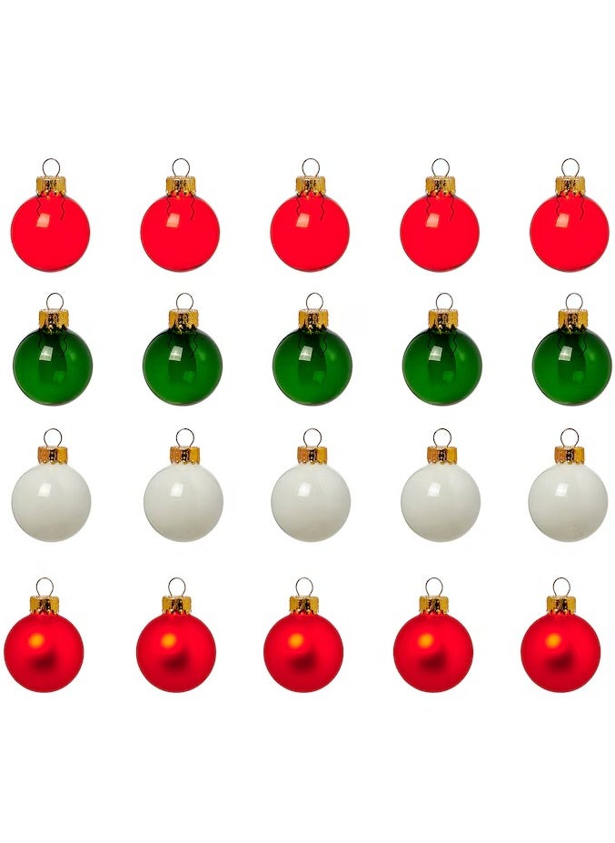 Generic VINTERFINT Tree ornament, bauble glass/mixed colours, 3.5 cm 20pack  - Image 2
