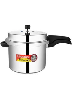 Deluxe Plus Pressure Cooker 10 Ltr Aluminum Pressure Cooker With Lid Exclusive Pressure Indicator Induction Compatible Silver - pzsku/Z6DFFFE484C56937D95D6Z/45/_/1718349969/72a6a8fd-5ddb-492b-b525-3df4712ad856