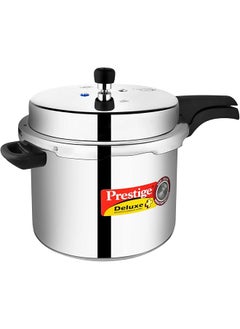 Deluxe Plus Pressure Cooker 10 Ltr Aluminum Pressure Cooker With Lid Exclusive Pressure Indicator Induction Compatible Silver - pzsku/Z6DFFFE484C56937D95D6Z/45/_/1739789414/d521d33a-29f5-4376-a45d-deae02ebcfbf