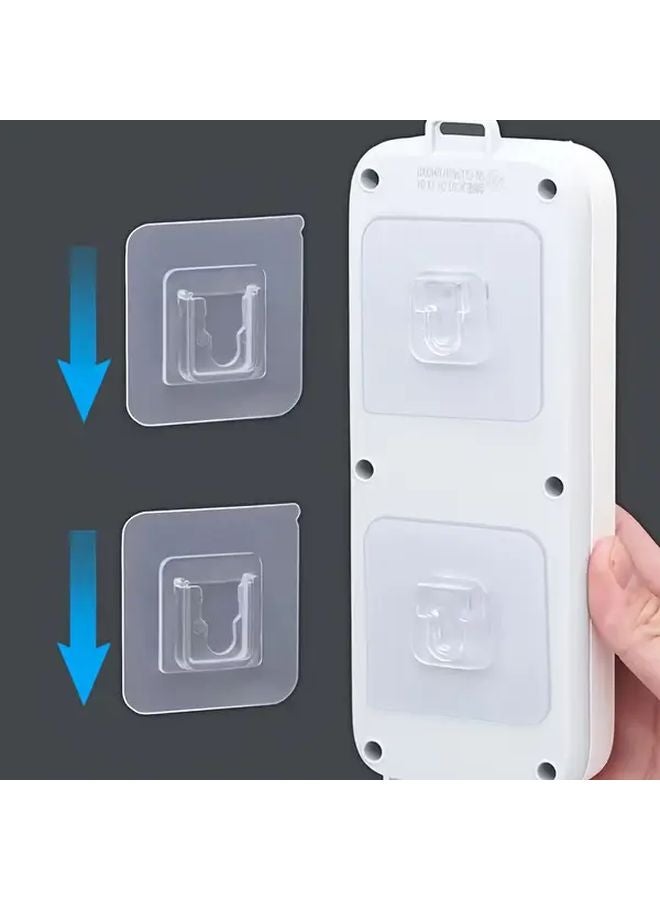 10 Packs Heavy Duty Adhesive Hooks No Drill Wall Mounted Organizer Space Saving Storage - Image 5