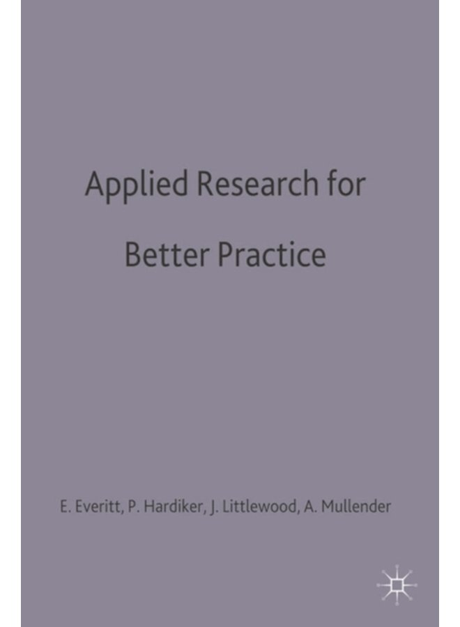Applied Research for Better Practice - Paperback