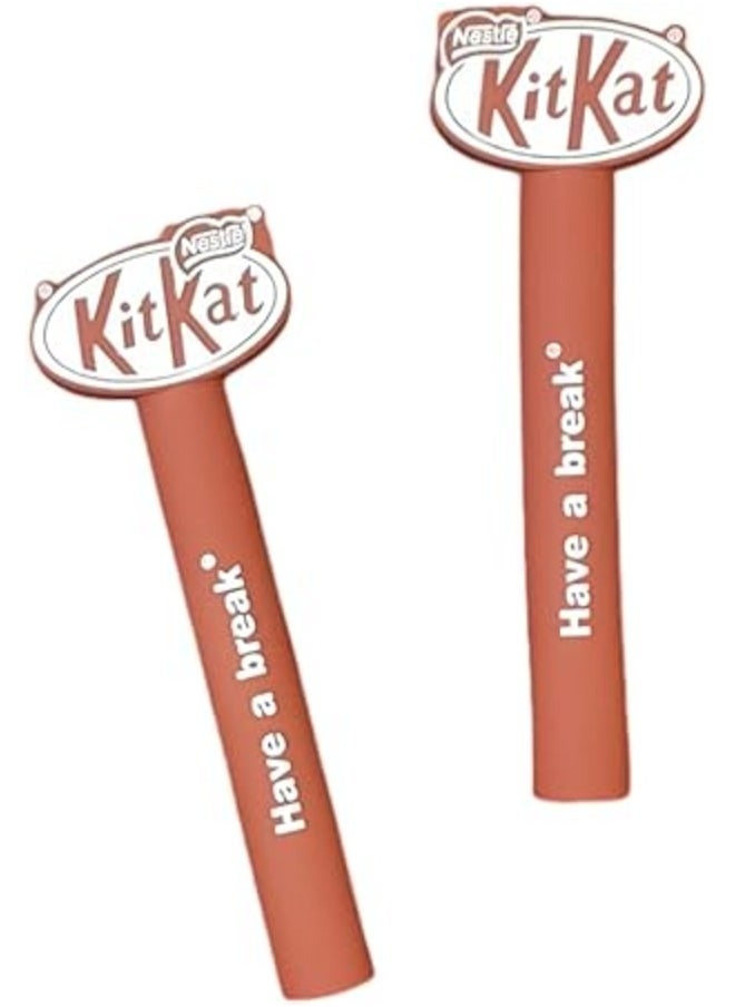 Generic Motorcycle brake handle ornament (brown kitkat)  - Image 1