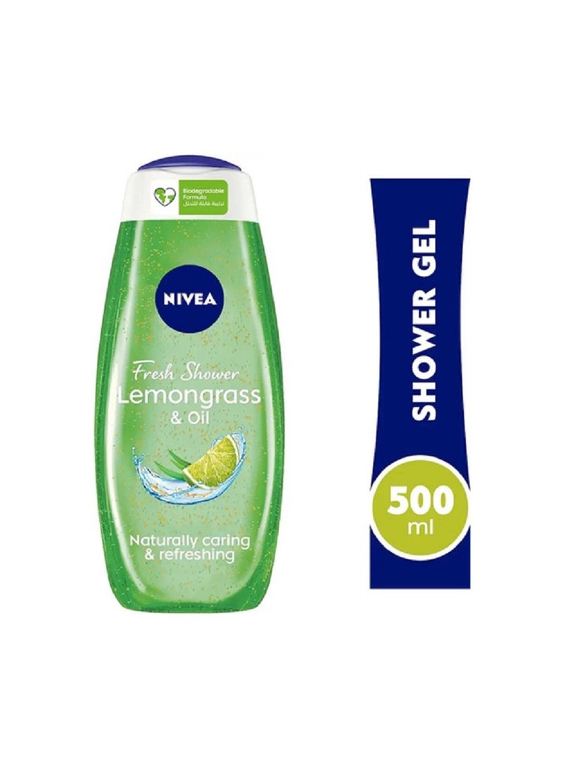 Nivea Lemongrass And Oil Shower Gel 500ml - Image 1