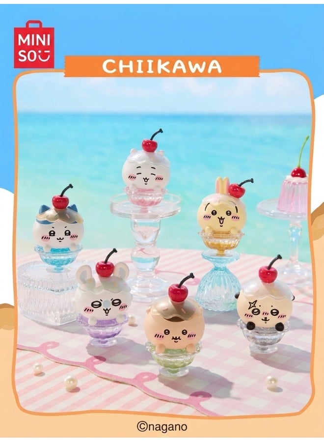 MINISO x Chiikawa Shaved Ice Collection Decorative Character Figure, 1 Assorted Character from 7 Designs, Cute Collectible Accessory and Gift - Image 1