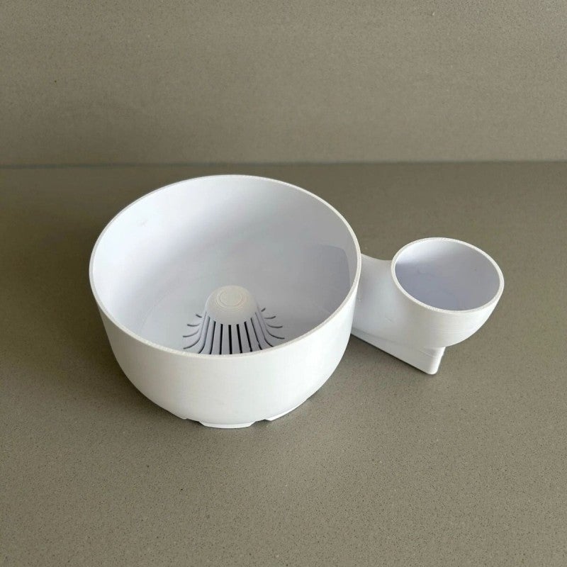 Automatic Vegetable Fruit Cleaner: White - Automatic Cleaning For Removing Dirt Residues Impurities for Home Kitchen Fresh Produce Care - Image 1