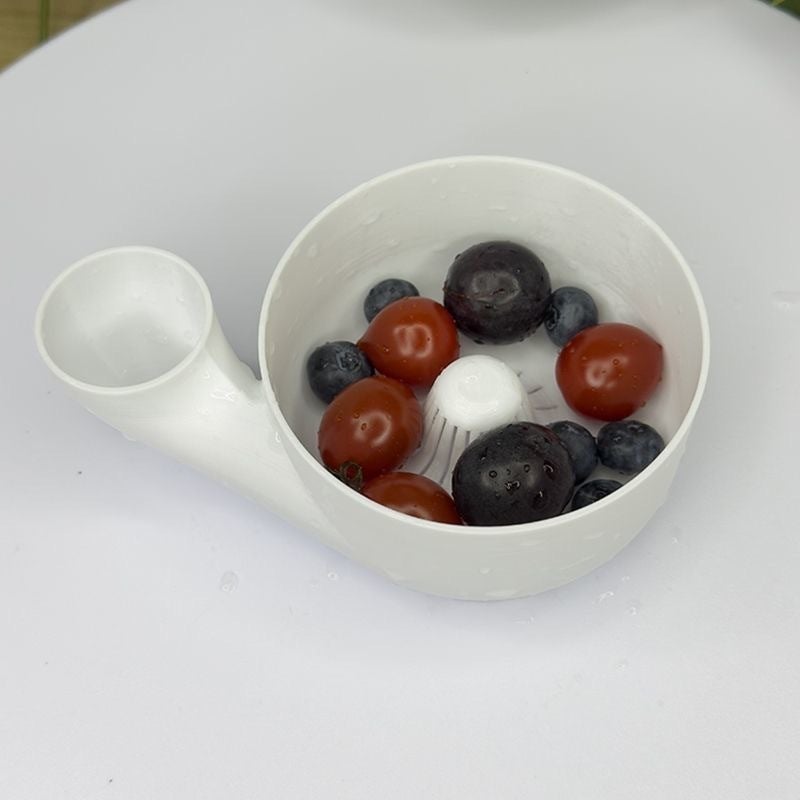 Automatic Vegetable Fruit Cleaner: White - Automatic Cleaning For Removing Dirt Residues Impurities for Home Kitchen Fresh Produce Care - Image 5