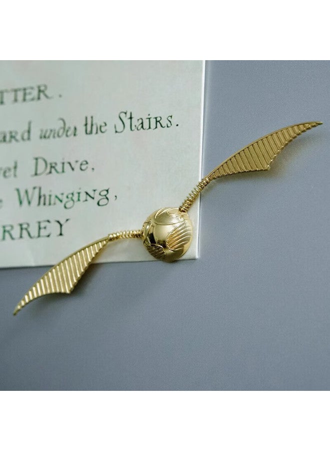 Harry Potter Golden Snitch Refrigerator Magnet Creative Zinc Alloy 3d Vintage Decorative Christmas Gift - Image 2