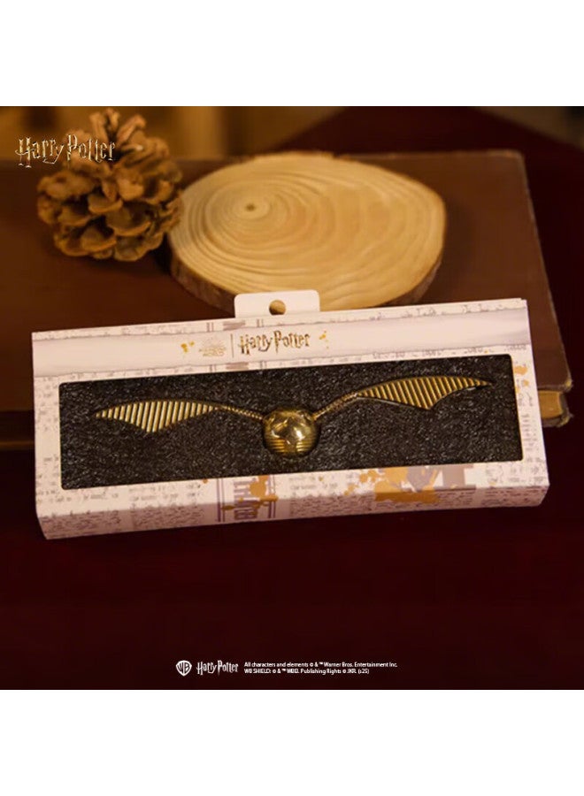 Harry Potter Golden Snitch Refrigerator Magnet Creative Zinc Alloy 3d Vintage Decorative Christmas Gift - Image 1
