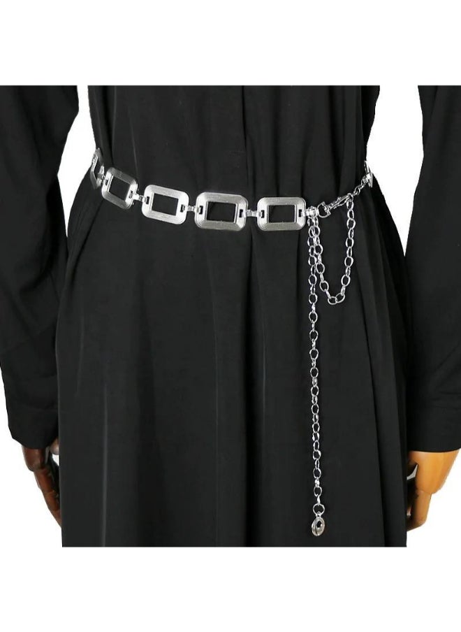 Generic Silver Metal Waist Belt - 115 CM - For Her  - Image 1