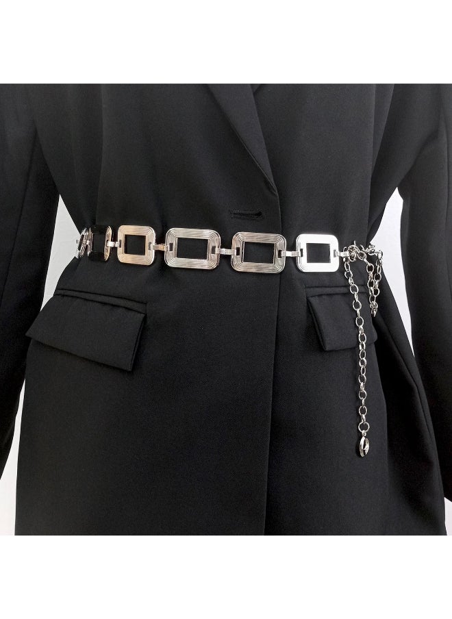 Generic Silver Metal Waist Belt - 115 CM - For Her  - Image 3