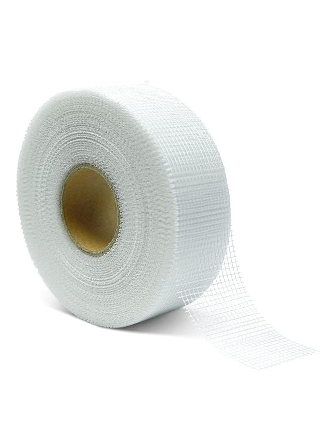 MARKQ - Drywall Joint Tape 5.1 Cm X 82.3 Ms Self Adhesive Fiberglass Mesh Tape For Wall Ceiling Seam Patch Long Plasterboard Scrim Tape - Image 1