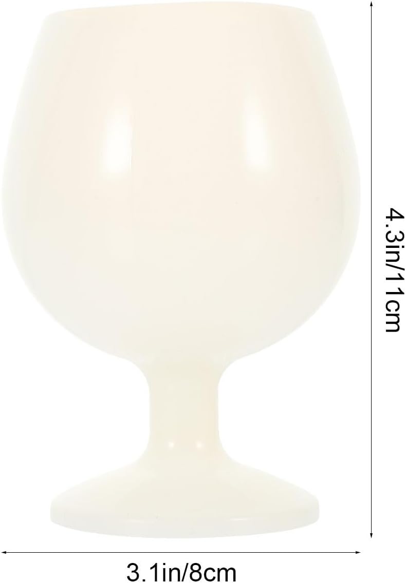Ciieeo Silicone Wine Goblet Set, 2pcs Multi-function Household Drink Cups with Stem, Reusable Wine and Water Glasses for Party, Outdoor, and Home Use - Image 2