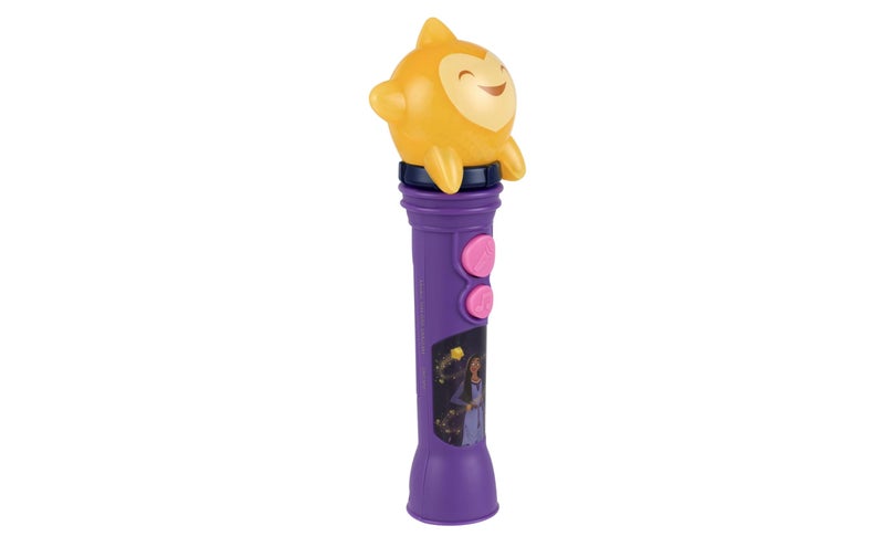 eKids Disney Wish Toy Microphone for Kids, Musical Toy with Built-in Music, Kids Microphone Designed for Ages 3 and Up - Image 3