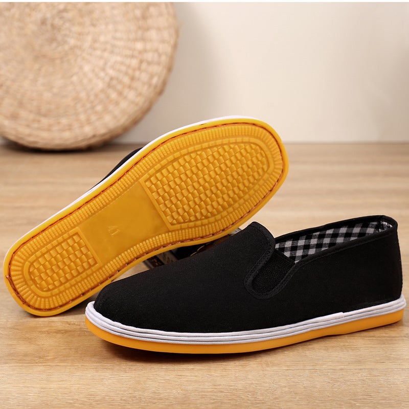 Men's Cloth Shoes with Rubber Sole - Image 4