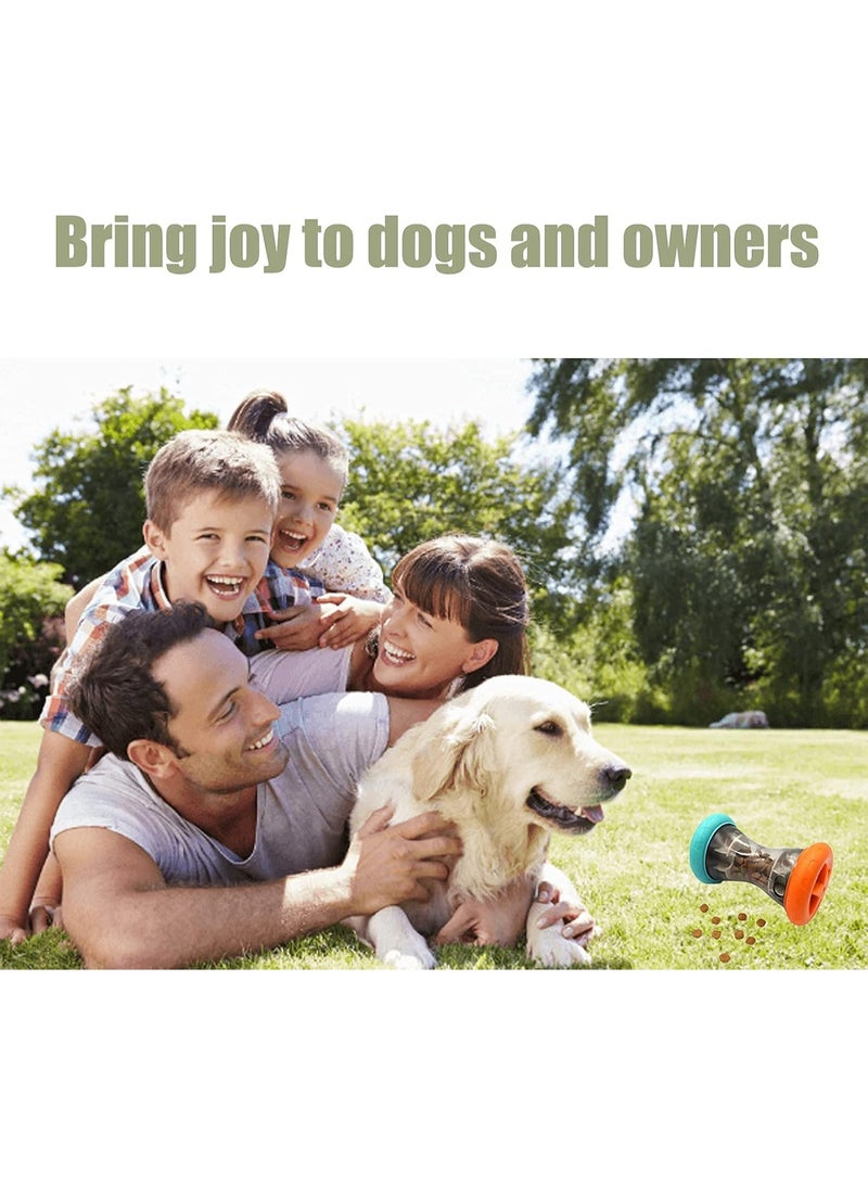 M.A&F's Treat Dispensing Puzzle Toys for Small Dogs,Interactive Chase Toys,Perfect Alternative to Slow Feeder Dog Bowls to Improves Pets Digestion,Barbell-Shaped Dog Toys - Image 4